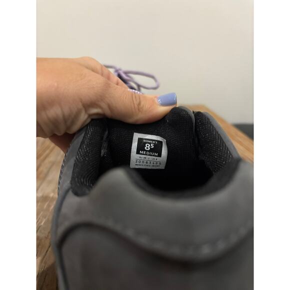 Kuru Chicane Lace Up Hiking Shoes Size 8.5 Gray Violet Leather - Picture 5 of 6